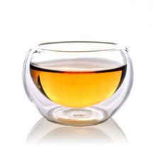 Taza de té de cristal resistente al calor, taza de té de Kung Fu, taza de té doble, pequeña taza con aislamiento 2024 - compra barato