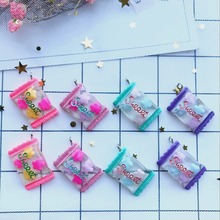 10pcs Kawaii resin Fashion flowers candy Charms  for DIY decoration neckalce earring key chain Jewelry Making 2024 - buy cheap