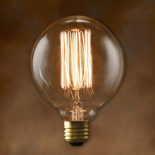 Винтажные лампы Эдисона E27 лампы накаливания G80 лампа накаливания белка-клетка углеродная лампа ретро лампа Эдисона для подвесной лампы 2024 - купить недорого