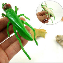 Simulation Locust Grasshopper Insect Model Toys Soft Material Tricky Props 2024 - buy cheap