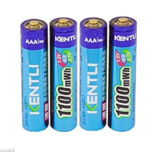 4 pcs de lítio kentli aaa battery1.5v 1100mwh polímero de íon de lítio aaa bateria recarregável estável tensão da bateria aaa 2024 - compre barato
