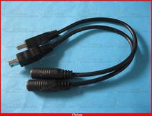 2 pcs DC Power Jack Female 3.5x1.35mm to USB Mini 5Pin Male Cable 20cm 0.2m 2024 - buy cheap