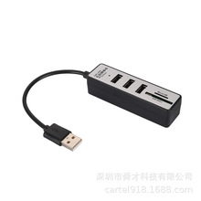 Concentrador de línea de extensión de cargador SD de 10CM, Cable de carga USB de carga rápida, más del divisor, nuevo estilo, 3USB 2024 - compra barato
