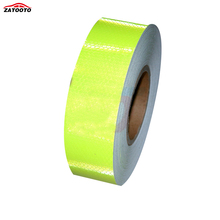 ZATOOTO (30 rollos/lote) venta al por mayor 45 m * 5 cm cinta reflectante de seguridad parche y cinta adhesiva INDUSTRIAL de advertencia de peligro 2024 - compra barato