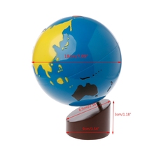 HBB Montessori Geography Material Globe Of World Parts Kids Early Learning Educational Toy 2024 - buy cheap