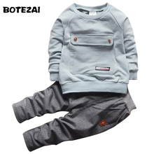New Boy's Clothing Sets Spring Autumn Children Baby Cotton Tracksuits Kids Sport Suits Cartoon Coats Sweatshirts + Pants Outfit 2024 - buy cheap