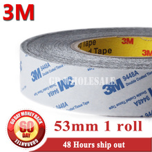 Original 3M 9448 black double sided tape 53mm x 50m Cellphone Touch Screen LCD Repair fix Adhesive Tape free shipping 2024 - buy cheap