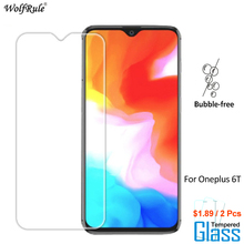 2Pcs For Glass Oneplus 6T Screen Protector Tempered Glass For Oneplus 6T Glass WolfRule Protective Phone Film For One Plus 6T 2024 - buy cheap