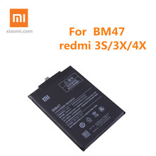 For Redmi 3 3S 3X 4X 3 pro redmi 3 /S 4X Xiao Mi Original Phone Battery BM47 High Quality Capacity 4000mAh Replacement Battery 2024 - buy cheap