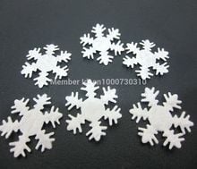 Apliques de copo de nieve para decoración de bodas y Navidad, manualidades, A044 x 10, 24mm, 500 Uds. 2024 - compra barato