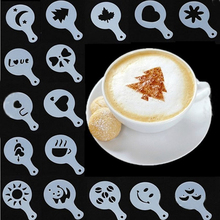 Set de plantillas de café, herramientas de arte para tapar café, Latte Barista, accesorios para Nespresso, 16 unids/set 2024 - compra barato