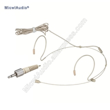 Headset Microphone 3.5mm Mono For Sennheiser Conference Stage Head worn Condenser Microphone Beige MicwlAudio 40-010 2024 - buy cheap