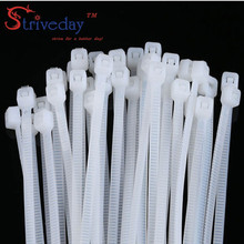 100pcs 3*100mm white black Creative Wiring Accessories Cable wire Small expert Environmental protection Nylon cable ties 2024 - buy cheap