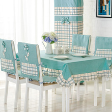 Manteles de alta calidad con fundas para sillas, mantel bordado para mesa, boda, café, hogar, cubierta de tela 2024 - compra barato