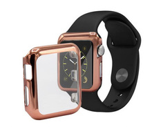 Горячая продажа полный экран пластиковый чехол для Apple Watch Series 4 3 2 1 Защитная крышка для iWatch 40 мм 44 мм 38 мм 42 мм 2024 - купить недорого
