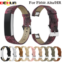 Genuine Leather Bracelet Wrist Band Watch Strap For Fitbit Alta HR / Alta Fitness Tracker Watchbands Replacement High Quality 2024 - buy cheap