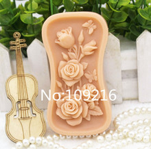 New Product!!1pcs Small Roses  (zx253) Food Grade Silicone Handmade Soap Mold Crafts DIY Mould 2024 - buy cheap