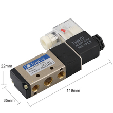 5 способ 2 положения воздуха СОЛЕНОИДНЫЕ клапаны 4V210-08 Пневматический клапан управления AC 220V 2024 - купить недорого