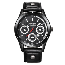Top Famous Brand Watches Men Quartz-watch Fashion Leather Strap Date Clock Male Military Sport Wristwatch Relogio Masculino 2496 2024 - buy cheap