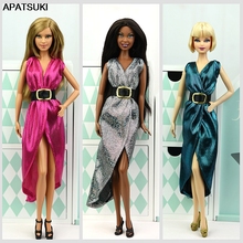 Модная кукольная одежда вечернее платье для куклы Барби одежда наряды Vestido одежда для кукольного домика Барби 1/6 BJD кукольные аксессуары 2024 - купить недорого