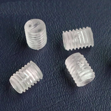 Parafusos de plástico transparente, parafusos sem cabeça para pc, conjunto de parafusos de plástico com 4mm a 16mm de comprimento, 20 peças 2024 - compre barato