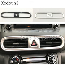 Car Styling Cover Trim Middle Up Air Conditioning Switch Outlet Vent 1pcs For Hyundai Kona Encino Kauai 2017 2018 2019 2020 2024 - buy cheap