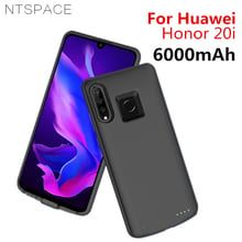 NTSPACE Backup Power Bank Charging Case For Huawei Honor 20i Battery Cases 6000mAh External Battery Powerbank Charger Cover Case 2024 - buy cheap