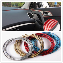 5M Car Styling Interior Decoration Strips Auto Accessories for Jaguar XF XFL XE XJ XJL F-Pace F pace fpace X761 XJ6 XKR XK8 X320 2024 - buy cheap