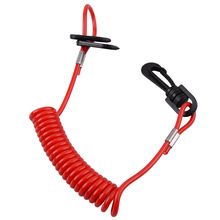 DWCX Mtorcycle-cable de sujeción para llave de barco, interruptor para matar barcos, 135cm, TPU y PVC, compatible con Johnson Evinrude Mercury Yamaha Honda 2024 - compra barato