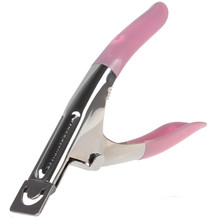 1pcs/lot Professional Edge Cutter Acrylic/French False Clipper Nail Care Tool/Shear Manicure Trimmer Scissor,Pink+Free Shipping 2024 - buy cheap