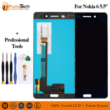 5,5 "для Nokia 6 LCD TA-1021 TA-1033 TA-1025 дисплей и сенсорный экран дигитайзер сборка Замена + Инструменты 2024 - купить недорого