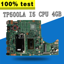 TP500LA placa 4GB RAM I5 CPU para For Asus TP500L TP500LN placa base de computadora portátil TP500LA placa base TP500LA placa base de prueba 100% bien 2024 - compra barato