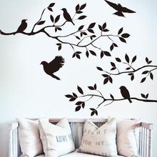 Wall Sticker  Tree Bird Removable   Wall Stickers   Vinyl Art Decal Mural Home DIY    Wallstickers  Etiqueta Da Parede  18APR18 2024 - buy cheap