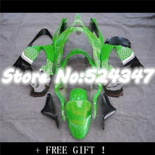 Hey-Body For KAWASAKI NINJA ZX9R Factory green black 00-01 ZX-9R  ZX 9R 9 R ZX9 R 00 01 2000 2001 Green black Fairing for Ninja 2024 - buy cheap