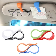Hot New 1 Pair Auto Car Vehicle Visor Sunglasses Glasses Card Pen Holder Ticket Clips Car Interior Accessories High Quality 2024 - buy cheap