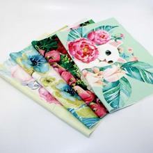 37*50cm Flower Cat Imitation Silk Diy Bag Fabric Cloth Sewing Pattern Patchwork Craft Material Textile Cartoon Bag Fabric D30 2024 - buy cheap