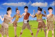 Halloween Cosplay Child Savage Performance Costume Hunter Dance Savage Clothing African Indians Leopard Print Primitive Costume 2024 - buy cheap