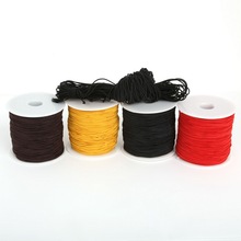 Rollo de cuerda de nailon y goma elástica para hacer joyas, cuerda de hilo para fabricación de accesorios, 50m, 1,2mm 2024 - compra barato