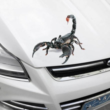 3D Car Sticker Animals Bumper Spider Gecko Scorpions For Honda CR-V XR-V Accord Odeysey Crosstour FIT Jazz City Civic JADE 2024 - buy cheap