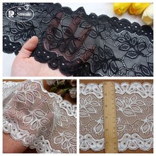 Cinta de encaje de adorno elástico para ropa, artesanía de decoración de costura de alta calidad, accesorios hechos a mano, DIY, RS1853, 5 yardas/lote 2024 - compra barato