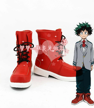 Calçados para cosplay de boku no hero academia, sandália feita de anime midoriya 2024 - compre barato