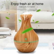 130ML Air humidifier usb aroma diffuser mini wood grain ultrasonic atomizer aromatherapy essential oil diffuser for home office 2024 - buy cheap