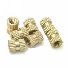 Lot100 Brass Knurl Nuts M5*16mm(L)-7mm(OD) Metric Threaded Fasteners 2024 - buy cheap