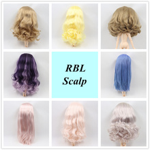 1/6 Blyth Doll RBL Scalp Wigs including the hard endoconch dome with bang/no bangs soft straight and curls hair 2024 - buy cheap