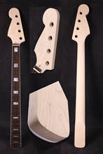 electric guitar bass neck 34 inch 20 fret Big Headstock Truss rod Yinfente left hand 2024 - buy cheap