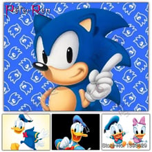 Full Square\Round Diamond Painting anime Duck and Mouse Embroidery Rhinestone mosaic Resin Diamond Sticker Cartoon magic 2024 - compre barato