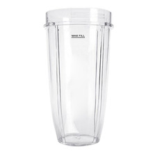 Behogar 24oz copo de plástico transparente peça acessória para substituição de copo para nutri ninja 900w 1000w liquidificador espremedor 2024 - compre barato