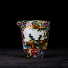 Taza de Feria de cerámica de Jingdezhen, esmalte pintado a mano completo, taza Wanhua de tierra dorada, accesorios de Ceremonia de té, té de mar 2024 - compra barato