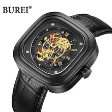 BUREI Brand Fashion Automatic Watch Men Luxury Waterproof Business Casual Sapphire Mechanical Wristwatch Relogio Masculino 2021 2024 - buy cheap