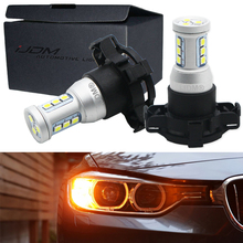 iJDM Canbus PY24W LED Bulbs For BMW Front Turn Signal Lights, Fit E90/E92 3 Series, F10/F07 5 Series, E83/F25 X3 E70 X5 E71 X6 2024 - buy cheap